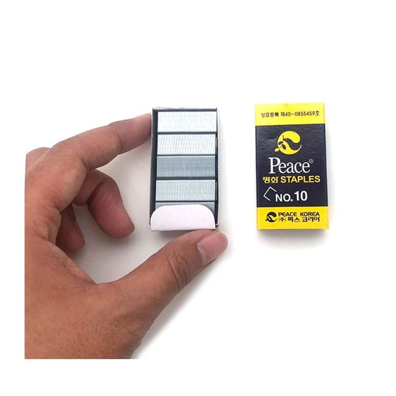 Peace Staples No.10 - Mini Staples Office School Supplies 4,000pcs (4 Boxes) - Image 2